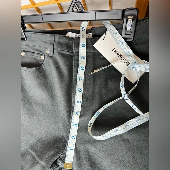 NWT Thakoon Charcoal Straight-Leg Jeans size 8 - Picture 12 of 13